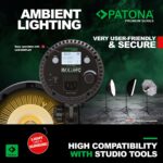 PATONA 4275 LED 80W RGB Fotoğraf ve Video Işığı - Görsel 2