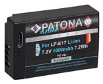 Patona 1352 Platinum Usb-C Girişli Batarya Canon LP-E17 EOS RP 77D 200D 750D 760D 8000D Kiss X8i M3 Rebel - Görsel 2