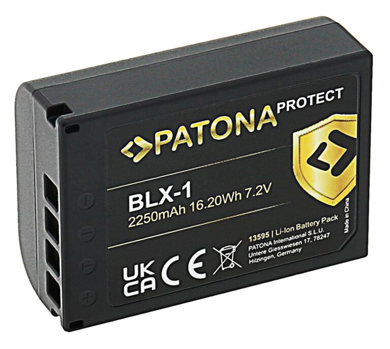 Patona Protect Batarya Olympus BLX-1 İçin - Görsel 3