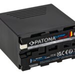 Patona 1377 Platinum Batarya Sony NP-F970 10500mAh USB-C PD20W