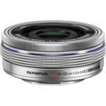 Olympus OM System 14-42mm Elektronik Zoom Pancake Gümüş Objektif