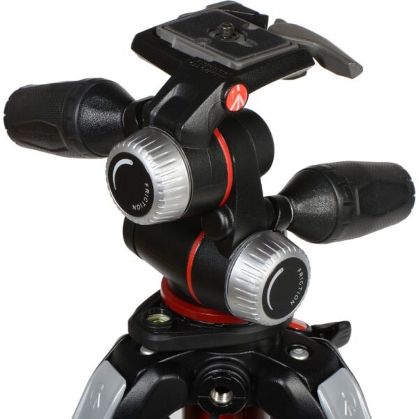 Manfrotto MK190XPRO4-3W 190serisi/4sekmeli Tripod ve 3yönlü Başlıklı Kit - Görsel 4