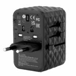 Verbatim 65W GAN 3 Evrensel Seyahat Adaptörü  2 x Usb-C PD ve QC 4+ 2 x Usb-A-(32120)