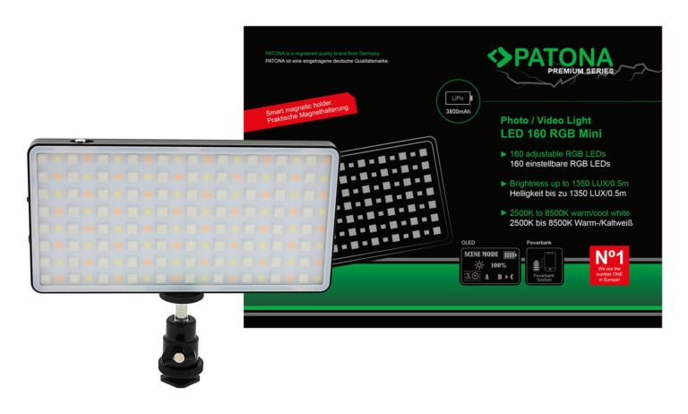 PATONA Premium PT160 RGB Fotoğraf ve Video Işığı - Görsel 3