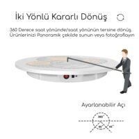 FC Turntable 360 Derece Döner Stand 65cm - Görsel 3