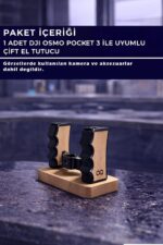 OEM DJI Osmo Pocket 3 İçin  Çift El Tutucu Kit - Görsel 5