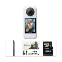 Insta360 X5 White Aksiyon Kamerası - Motosiklet Kiti (128 GB)