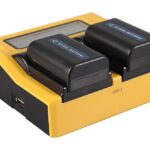 Patona 7525 Standart Seri İkili Lcd Usb Şarj Aleti Sony Np-Fm50 Np-F550 Np-F750 Np-F970