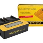 Patona 7557 Standart Seri İkili Lcd Usb Şarj Aleti Sony Sony Np-Fp50 Np-Fh50 70 100