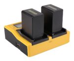 Patona 7557 Sony NP-FP50 NP-FH50 FV70 FV100  Piller İçin Çiftli Şarj Cihazı - Görsel 4