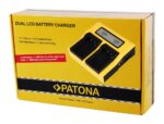 Patona 7645 Standart Seri İkili Lcd Usb Şarj Aleti Fuji Np-W126 - Görsel 4