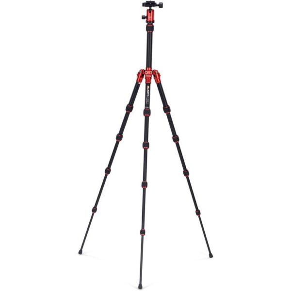 Benro MeFOTO A0350Q0R BackPacker Travel Tripod Kit (Red) - Görsel 2