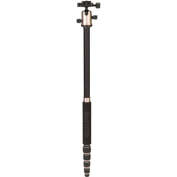 Benro MeFOTO A1350Q1A RoadTrip Aluminum Travel Tripod Kit (Amber) - Görsel 3