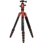 Benro MeFOTO C1350Q1R RoadTrip Carbon Fiber Travel Tripod Kit(Red)