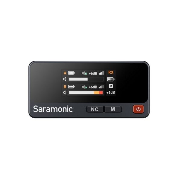 Saramonic Air 01 Kablosuz Yaka Mikrofonu – Çift Verici, Tek Alıcı, 48kHz 24-Bit Ses Kalitesi, iPhone / Android / Kamera Uyumlu - Görsel 3