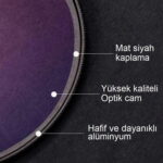 Benro 82mm Manyetik Black Mist (Siyah Sis) Filtresi ve MFR82 Adaptör - Görsel 5