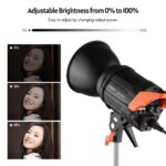 Andoer DL200 Pro (200watt) Bicolor Video Çekim Işığı - Görsel 3