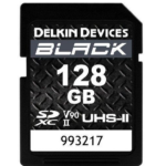 Delkin Devices 128GB Black UHS-II SDXC V90 Hafıza Kartı