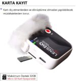 Lensgo 348C Beyaz 1V1 Kablosuz Tekli Mikrofon Seti - Görsel 2