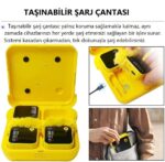 Lensgo 348C Sarı 1V2 Kablosuz İkili Mikrofon Seti - Görsel 4
