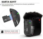 Lensgo 348C Siyah 1V1 Kablosuz Tekli Mikrofon Seti - Görsel 2