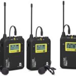 LENSGO LWM-328C Kablosuz İkili Yaka Mikrofonu Seti