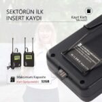 LENSGO LWM-328C Kablosuz Tekli Yaka Mikrofonu Seti - Görsel 2