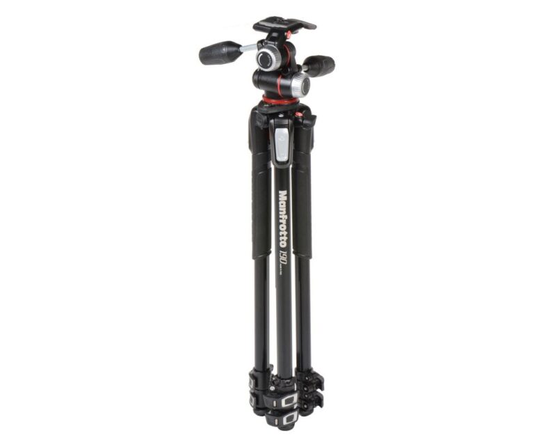 Manfrotto MK190XPRO3-3W 190serisi Tripod ve 3yönlü Başlıklı Kit - Görsel 3