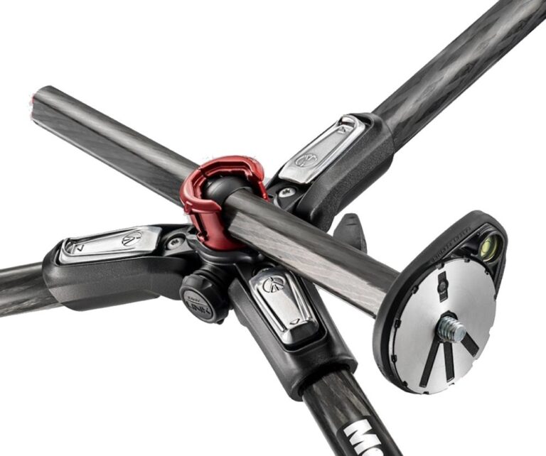 Manfrotto Mt190Cxpro4 190 Cf Tripod 4-S Horiz.Col. - Görsel 3