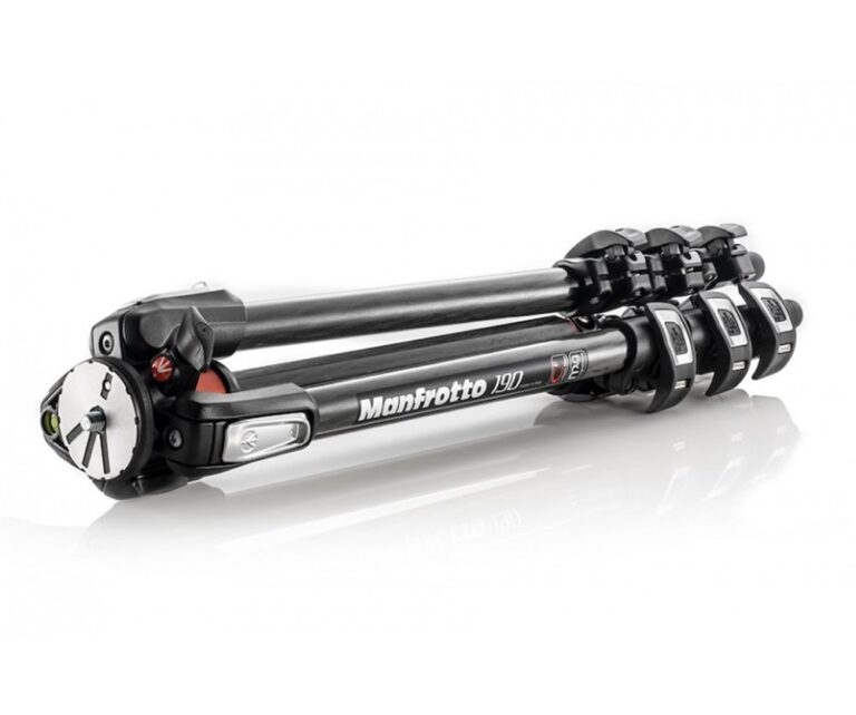 Manfrotto Mt190Cxpro4 190 Cf Tripod 4-S Horiz.Col. - Görsel 4
