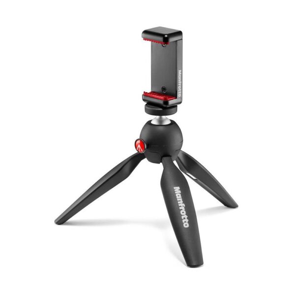 Manfrotto Mkpixiclamp-Bk Mini Tripod Bk W/Phone Cl - Görsel 3