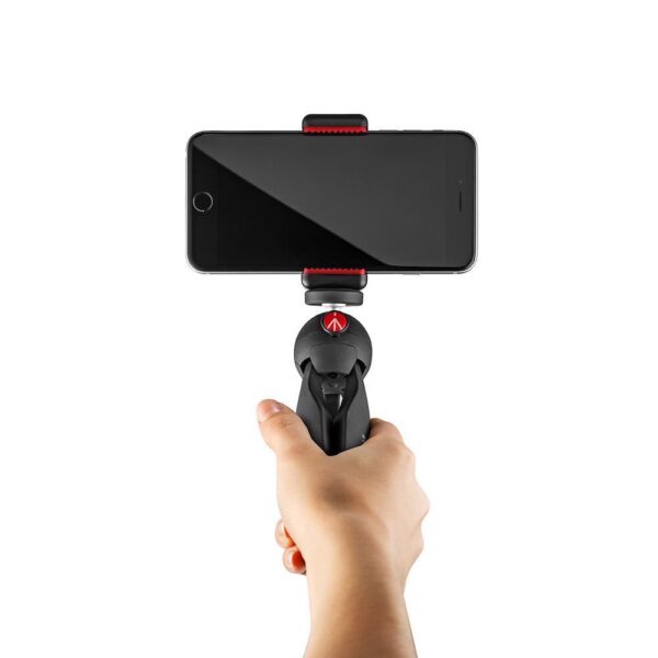 Manfrotto Mkpixiclamp-Bk Mini Tripod Bk W/Phone Cl - Görsel 2
