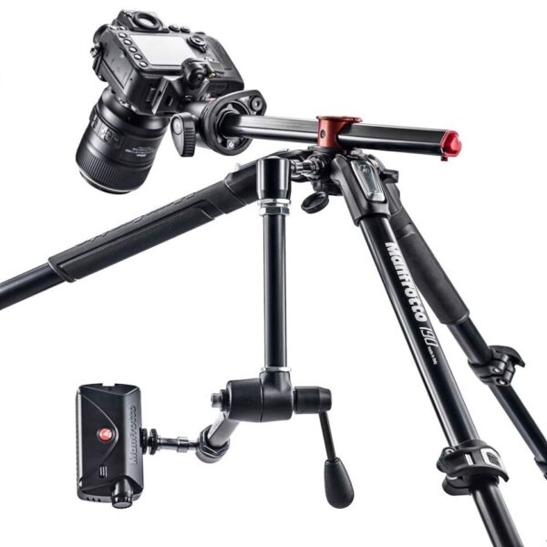 Manfrotto Mt190Xpro4 190  Tripod 4-S Horiz.Col. - Görsel 3
