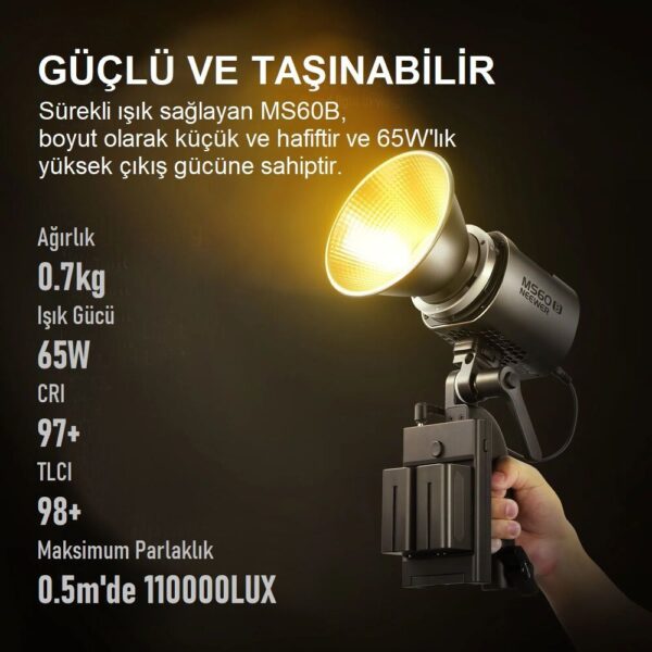 Neewer MS60B İki Renkli LED Işık - Görsel 2