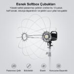 NEEWER NS50L Hızlı Kurulan 50cm Fener Softbox - Görsel 3