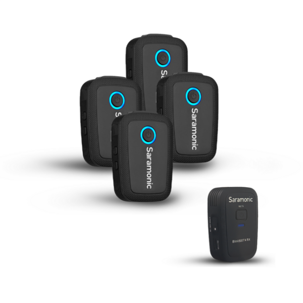 Saramonic Blink500 T4 4 Kişilik Kablosuz Yaka Mikrofonu - Görsel 4