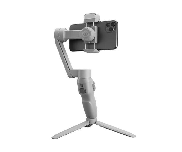 Zhiyun Smooth Q3 3 Eksenli Akıllı Telefon Gimbalı – Katlanabilir + Dahili LED Işıklı + 15 Saat Pil - Görsel 3