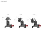 SmallRig 2906B Döndürme ve Eğim Ayarlı Monitör  NATO Kelepçesi - Görsel 3