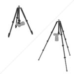 SmallRig 4059 AP-20 Orta Sütunlu  Karbon Fiber Tripod - Görsel 5