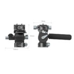SmallRig 3457B Hafif Sıvı Başlıklı Video Kafası - Görsel 3