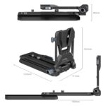 SmallRig 4323 Sony FX6 Canon C70 Sinema Kameraları için  V-Mount Pil Montaj Plakası Kiti - Görsel 2