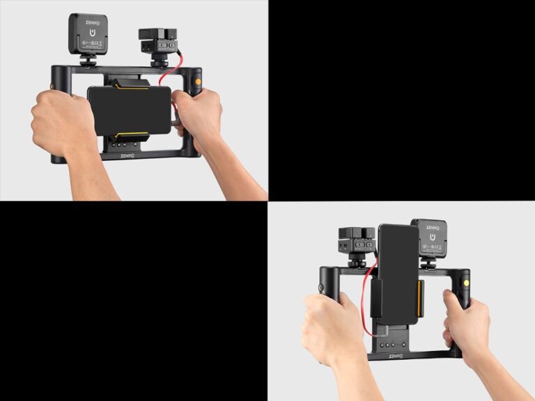 Zeniko MR11 LED'li Vlog Telefon Kiti - Görsel 4