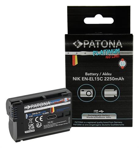 PATONA  Battery  USB-C Nikon  EN-EL15