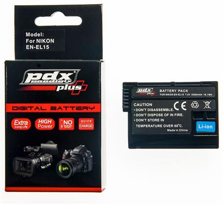 PDX Plus Batarya Nikon EN-EL15B