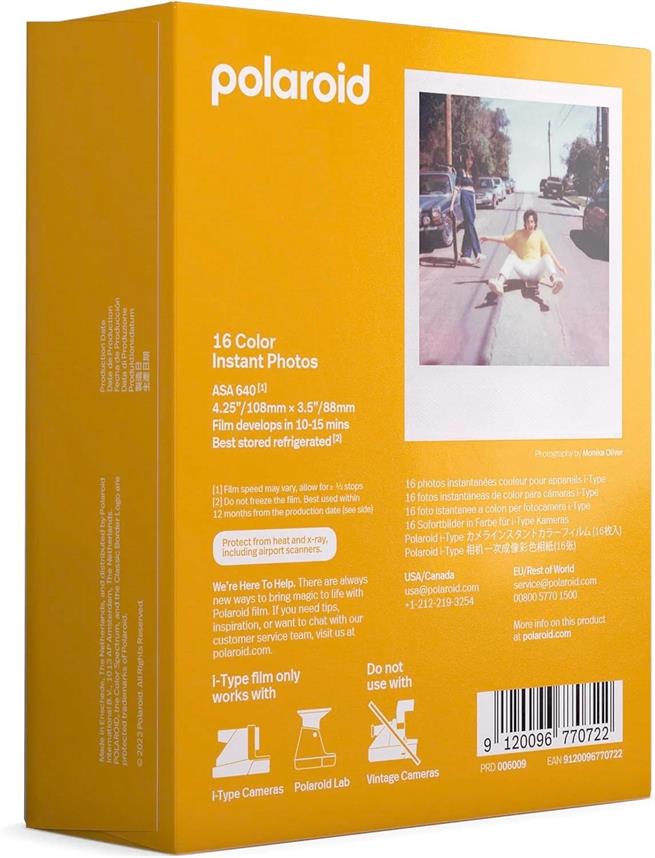 Polaroid Color Film for i-Type 16 lı - Görsel 2