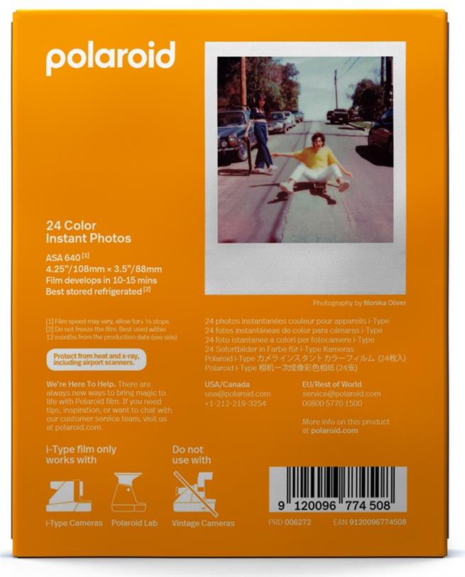 Polaroid Color i-Type Film 24 Poz - Görsel 2
