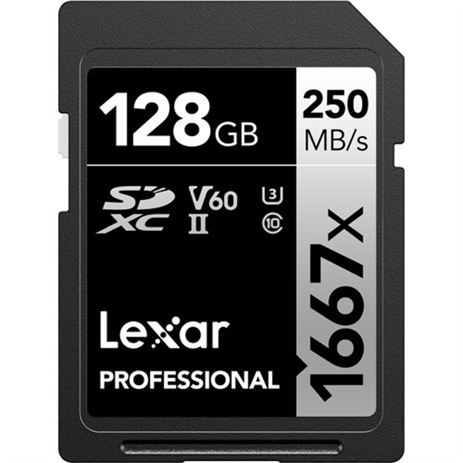 Professional 128GB 1667x SDXC UHS-II SD Hafıza Kartı