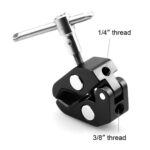 SmallRig 735 Süper Kelepçe 1/4 ''ve 3/8'' dişliler - Görsel 2
