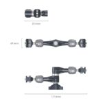 SmallRig 4194  Rozet Kollu Magic Arm (7 inç) - Görsel 2