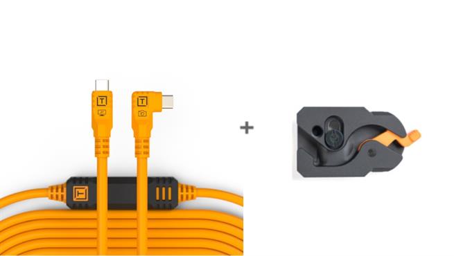 TetherGuard LeverLock & Cable Kit, USB-C to USB-C, 31 (9.4m), Straight to Right
